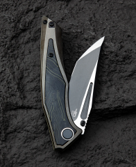 BESTECH Togatta | Titanyum + G10 Kakma Sap | M390 Çelik Çakı | BT2102E