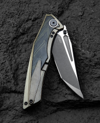 BESTECH Togatta | Titanyum + G10 Kakma Sap | M390 Çelik Çakı | BT2102E