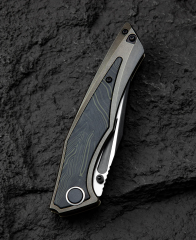 BESTECH Togatta | Titanyum + G10 Kakma Sap | M390 Çelik Çakı | BT2102E