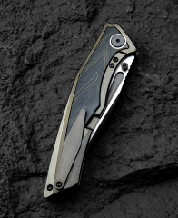 BESTECH Togatta | Titanyum + G10 Kakma Sap | M390 Çelik Çakı | BT2102E