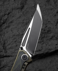 BESTECH Togatta | Titanyum + G10 Kakma Sap | M390 Çelik Çakı | BT2102E