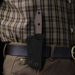 Kizer Splinter | AEB-L | Skeletonized Tang | High Flat Grind | KizerV™ 1087A2