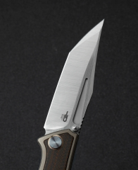 BESTECH TOGATTA BT2102C Titanyum+Siyah Turuncu Karbon Fiber Kakma Sap 3,74'' M390 Blade