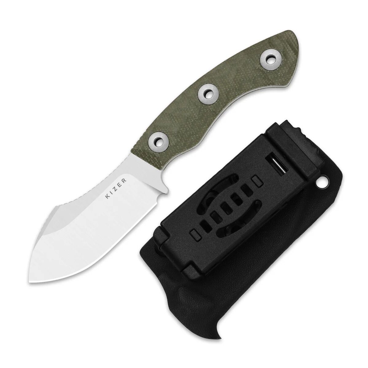 Kizer Rook | AEB-L | Micarta | Fixed Blade | KizerV™ 1090A4