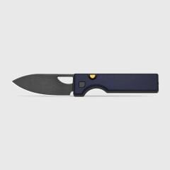 Kizer Little Ringbo | Alüminyum Sap | AEB-L PVD Coating & Stonewashed Çelik Çakı | V3708A3