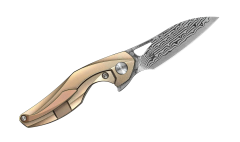 BESTECH The Reticulan | Titanyum Sap | Damascus Çelik Mini Kolye Çakı | BT1810J