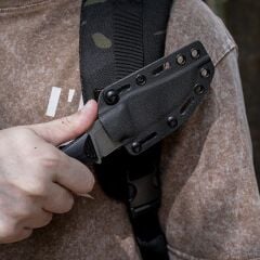 Vosteed H-Back ( Nitro-V Çelik ve G10 Sap Bıçak ) SOAR Klipsli - D0404