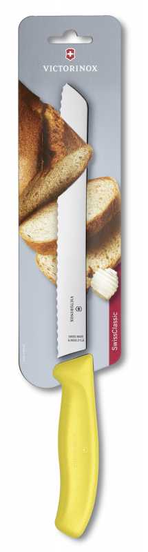 ​​​​​​​​​​​​​​​​​​​​​​​​​​​​​​​​​​​​​​​​​​​Victorinox 6.8636.21L8B SwissClassic 21cm Ekmek Bıçağı (Blisterli)