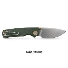 Vosteed Porcupine - Üstten Kilitli Mekanizma ( 14C28N Çelik ve Mikarta Sap Çakı ) - A2611
