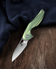 BESTECH THE RETICULAN BT1810C Titanyum Sap CPM-S35VN Çelik Mini Çakı