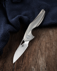 BESTECH THE RETICULAN BT1810A Titanyum Sap CPM-S35VN Çelik Mini Çakı