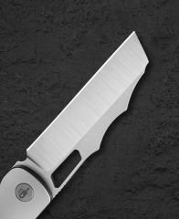 BESTECH SYN BT2306B Titanyum Siyah Kanvas Micarta Kakma Sap: 3.57'' El Ovuşturulmuş Taş Yıkama Kaplama El Ovuşturulmuş Saten Elmax Bıçak