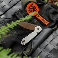 Vosteed Raccoon® 2.0 - Üstten Kilitli Mekanizma ( 14C28N Çelik ve G10 Sap Çakı ) - A2913