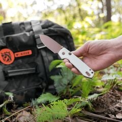 Vosteed Raccoon® 2.0 - Üstten Kilitli Mekanizma ( 14C28N Çelik ve G10 Sap Çakı ) - A2913