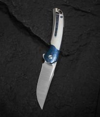 BESTECH SUPERNOVA BT2111D Titanyum+Zirkonyum Timascus Destek Sapı: 3,07'' M390 Bıçak