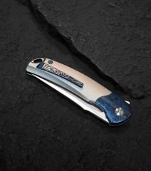 BESTECH SUPERNOVA BT2111D Titanyum+Zirkonyum Timascus Destek Sapı: 3,07'' M390 Bıçak