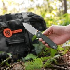 Vosteed Raccoon® 2.0 - Üstten Kilitli Mekanizma ( 14C28N Çelik ve Mikarta Sap Çakı ) - A2904