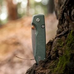 Vosteed Raccoon® 2.0 - Üstten Kilitli Mekanizma ( 14C28N Çelik ve Mikarta Sap Çakı ) - A2904