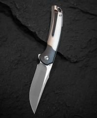 BESTECH SUPERNOVA BT2111A Titanyum+Zirkonyum Destek Sap: 3,07'' M390 Bıçak