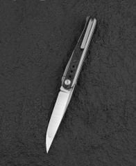 BESTECH SPEAR PHISHER BT2405A 3.48'' M390 Blade Titanyum+ Mermer Karbon Fiber Sap