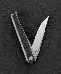 BESTECH SPEAR PHISHER BT2405A 3.48'' M390 Blade Titanyum+ Mermer Karbon Fiber Sap