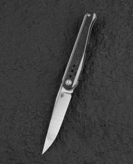 BESTECH SPEAR PHISHER BT2405A 3.48'' M390 Blade Titanyum+ Mermer Karbon Fiber Sap