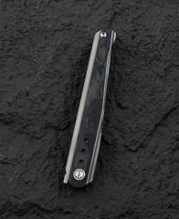 BESTECH SPEAR PHISHER BT2405B 3.48'' M390 Blade Titanyum+ Mermer Karbon Fiber Sap