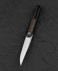 BESTECH SPEAR PHISHER BT2405D 3.48'' M390 Blade Titanyum+ Yağlı Karbon Fiber Sap