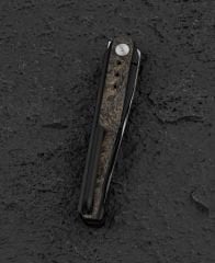 BESTECH SPEAR PHISHER Titanyum+ Yağlı Karbon Fiber Sap M390 Çelik Çakı - BT2405D