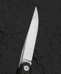 BESTECH SPEAR PHISHER Titanyum+ Yağlı Karbon Fiber Sap M390 Çelik Çakı - BT2405D