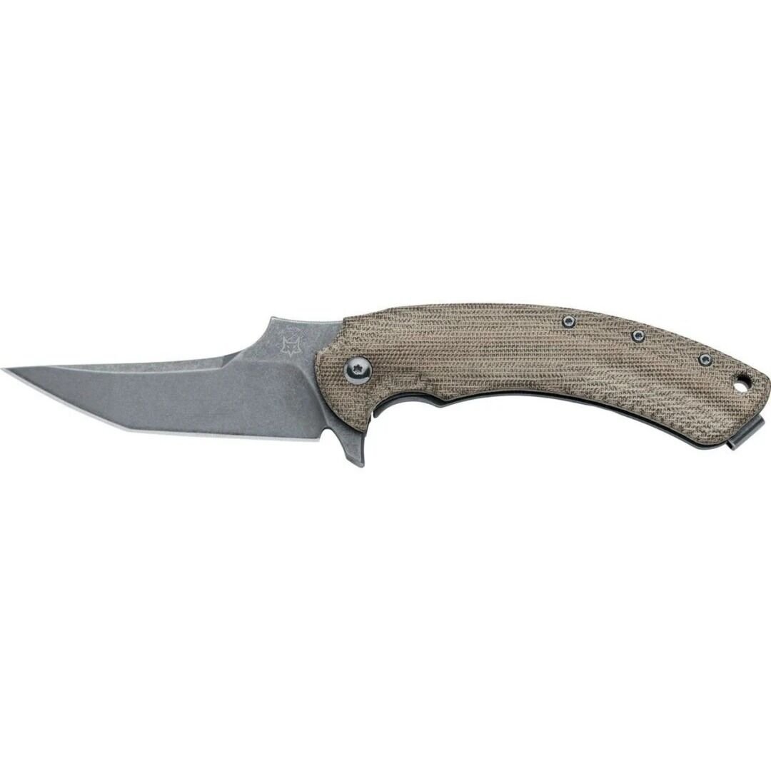 Fox Knives Geco N690 Titanium Frame Green Canvas Çakı