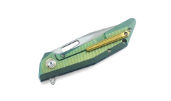 BESTECH SHRAPNEL BT1802B 3,54'' CPM-S35VN Bıçak 6AL4V Titanyum, Karbon Fiber Kakmalı Sap
