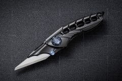 Rike Knife RK Alien1-B Black Titanium Handle Bohler M390 Çakı