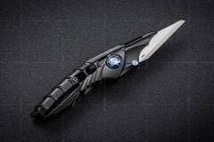 Rike Knife RK Alien1-B Black Titanium Handle Bohler M390 Çakı