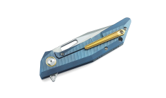 BESTECH SHRAPNEL BT1802C 3,54'' CPM-S35VN Bıçak 6AL4V Titanyum, Karbon Fiber Kakmalı Sap