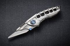 Rike Knife RK Alien1-P Plain Titanium Handle Bohler M390 Çakı