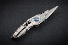 Rike Knife RK Alien1-P Plain Titanium Handle Bohler M390 Çakı