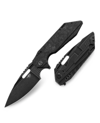 BESTECH SHODAN BT1910D Titanyum+Karbon Fiber Sap: 3,86'' S35VN Bıçak