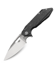 BESTECH SHODAN BT1910C Titanyum+Karbon Fiber Sap: 3,86'' S35VN Bıçak