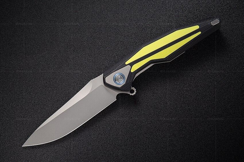 Rike Knife RK-Tulay-BFG Black/Fluorescent Green G10 Handle 154CM Çakı