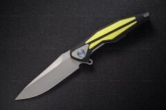 Rike Knife RK-Tulay-G10 Siyah+Floresan Yeşil-BFG Cep Çakısı