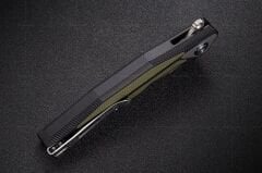 Rike Knife RK-Tulay-BOG Black/ODGreen G10 Integral Handle 154CM Çakı