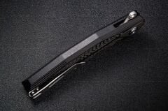 Rike Knife RK-Tulay-G10 Siyah + Karbon Fiber-BCF Cep Çakısı