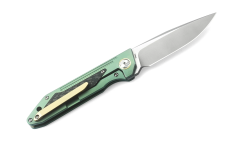 BESTECH SHINKANSEN BT1803B 3,54'' CPM-S35VN Bıçak 6AL4V Titanyum, Karbon Fiber Kakmalı Sap