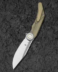 BESTECH SERAPH BT2403B 3.66'' M390 Blade Titanyum Sap