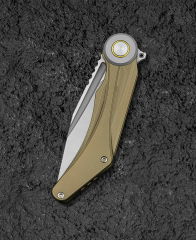 BESTECH SERAPH BT2403B 3.66'' M390 Blade Titanyum Sap