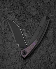 BESTECH SAMBAC BT2402B Titanyum Yağlı Karbon Fiber Kakma Sap Magnacut Çelik Çakı