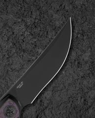 BESTECH SAMBAC BT2402B Titanyum Yağlı Karbon Fiber Kakma Sap Magnacut Çelik Çakı