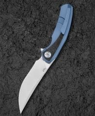 BESTECH SAMBAC BT2402D Titanyum Mermer Karbon Fiber Kakmalı Sap Magnacut Çelik Çakı