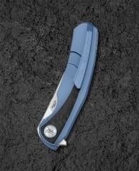 BESTECH SAMBAC BT2402D Titanyum Mermer Karbon Fiber Kakmalı Sap Magnacut Çelik Çakı